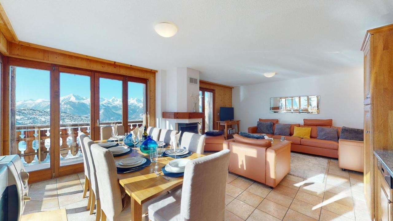 Balcons Du Soleil Y2 211 - Quiet Apartment 6 Pers Veysonnaz Exteriér fotografie
